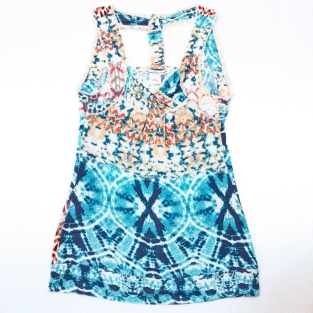 American Rag Tunic Tank Top size Small Tie-Dye